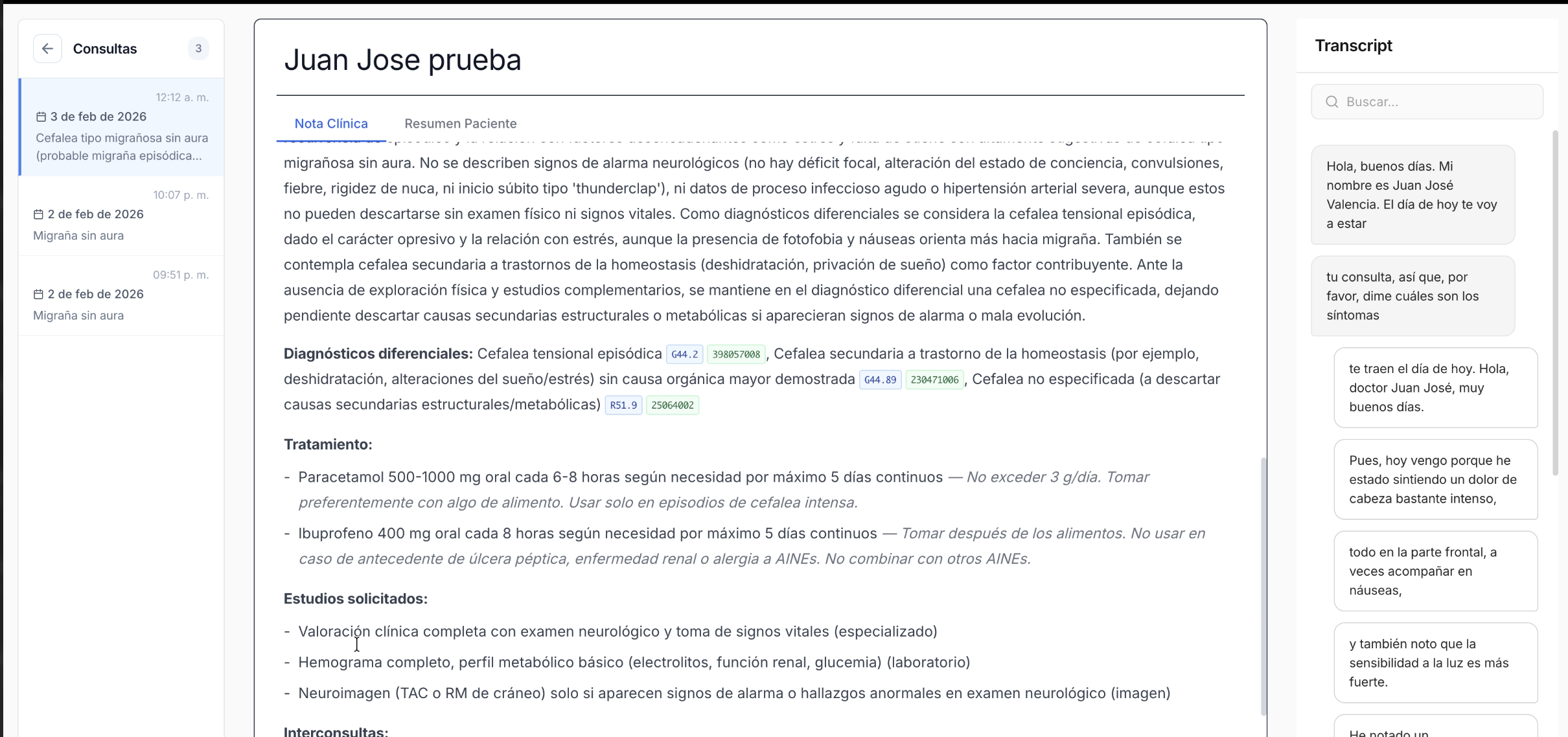 Diagnósticos CIE-10